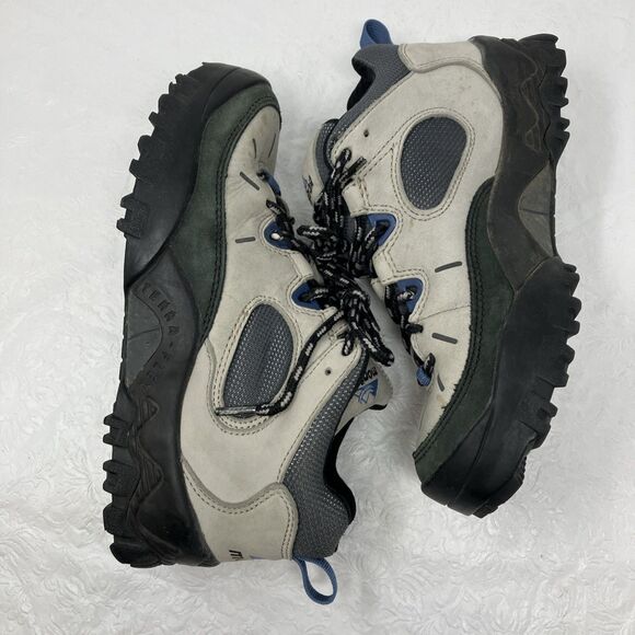 Montrail Hiking Boots EUC Terra-Flex Grey Nubuck & Mesh Lace-up Women’s US 7.5 - Picture 2 of 11